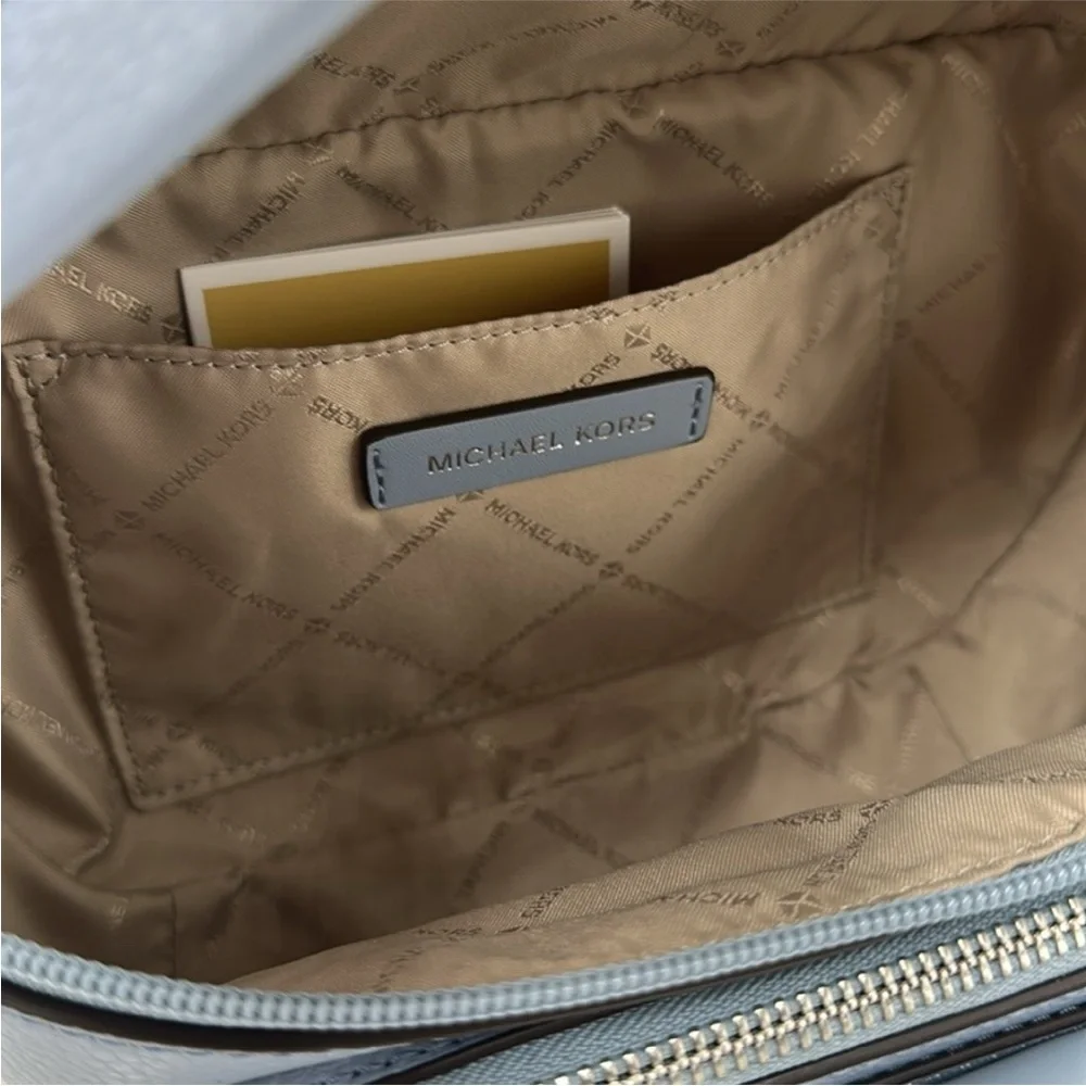 Michael Kors Maisie Large Pebbled Leather 2-in-1 Sling Pack Fanny Pack Waist Bag